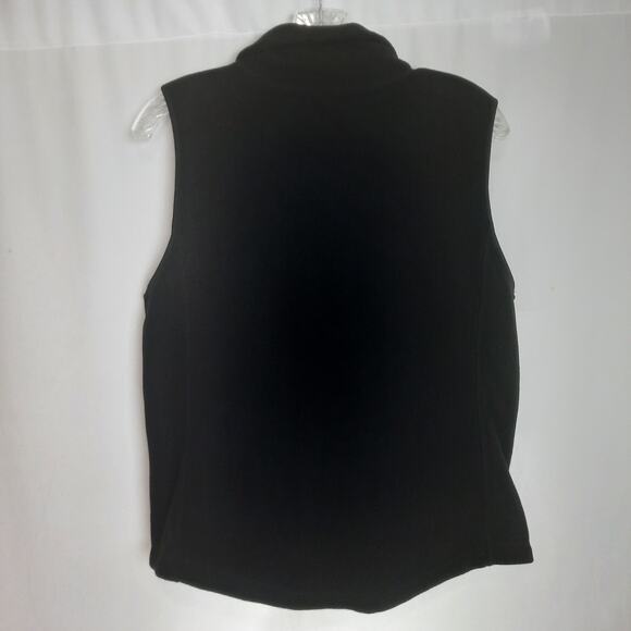 Old Navy Fleece Vest with Two Side Pockets, Black, Soft, Outdoors - Picture 2 of 4